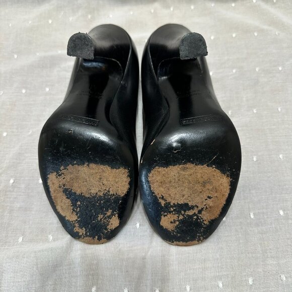 Marc Jacobs Black Open Toe 4" Pump - Picture 5 of 5
